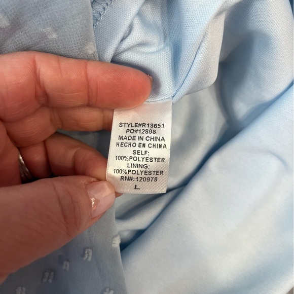 Gorgeous Entro Swiss Dot v-neck romper size large women’s - Picture 3 of 9